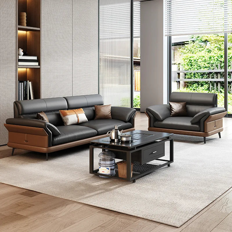 Office sofa leather