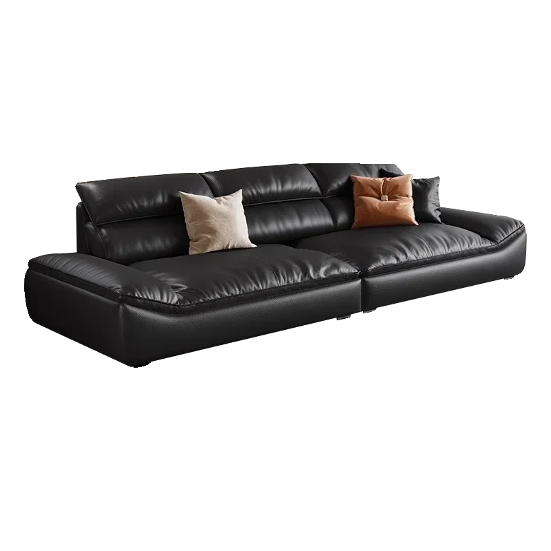 Orange Oversize Simple Lazy Sofa